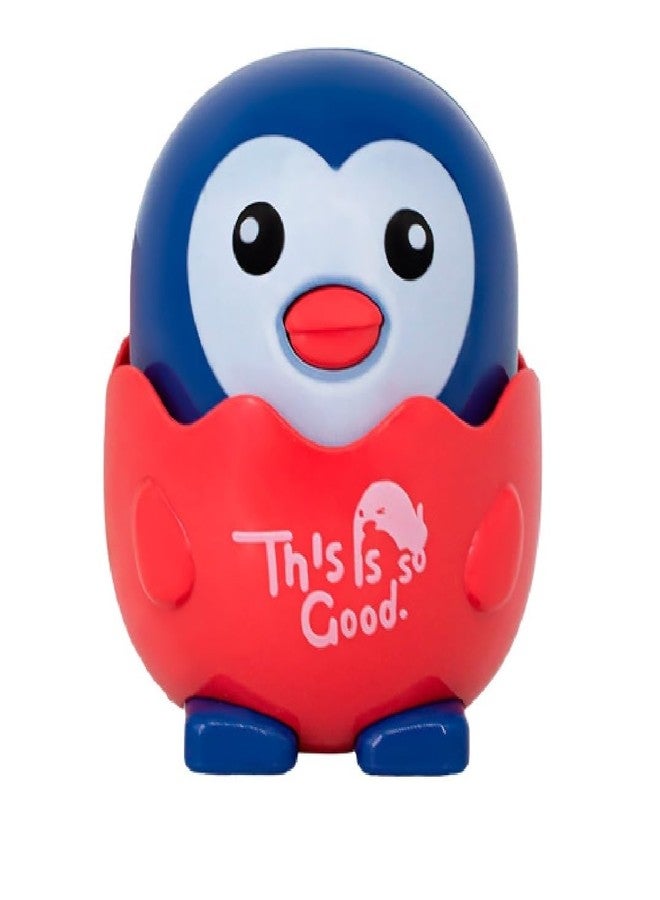 IndusBay® 1 Piece, Cute Sliding Duck Press & Release Inertia Press Run Slide Mini Cartoon Animal Wind Up Toys for Infant Toddler Boy Girl Toys for Kids, Blue - Image 1
